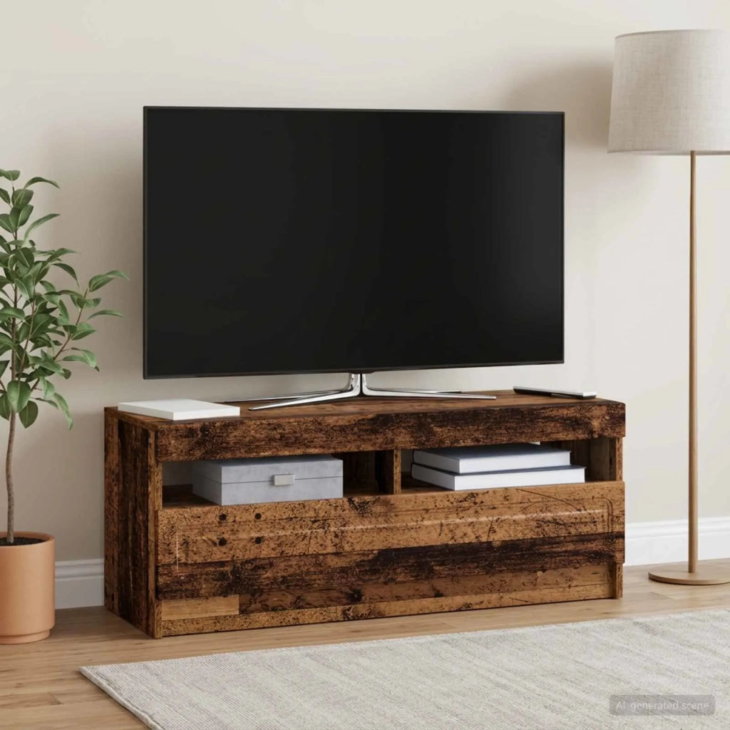 Mobile TV LED Legno antico Legno ingegnerizzato 897873