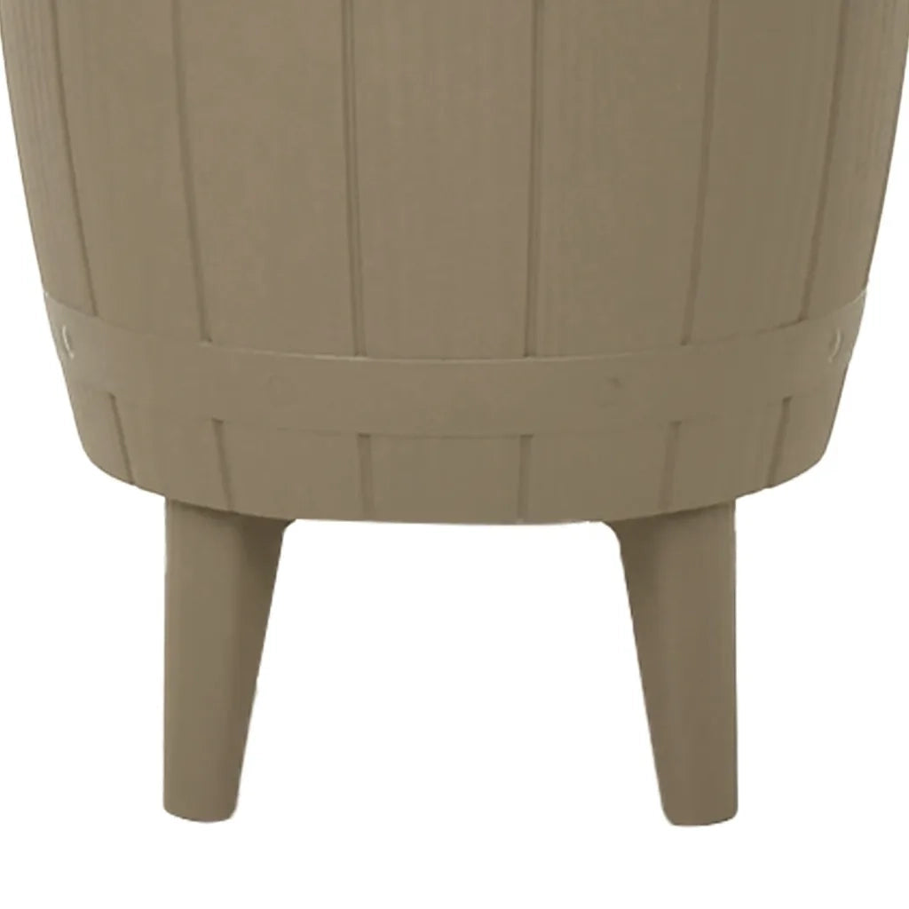 Tavolo Frigo 3 in 1 Polipropilene Marrone Chiaro 364160