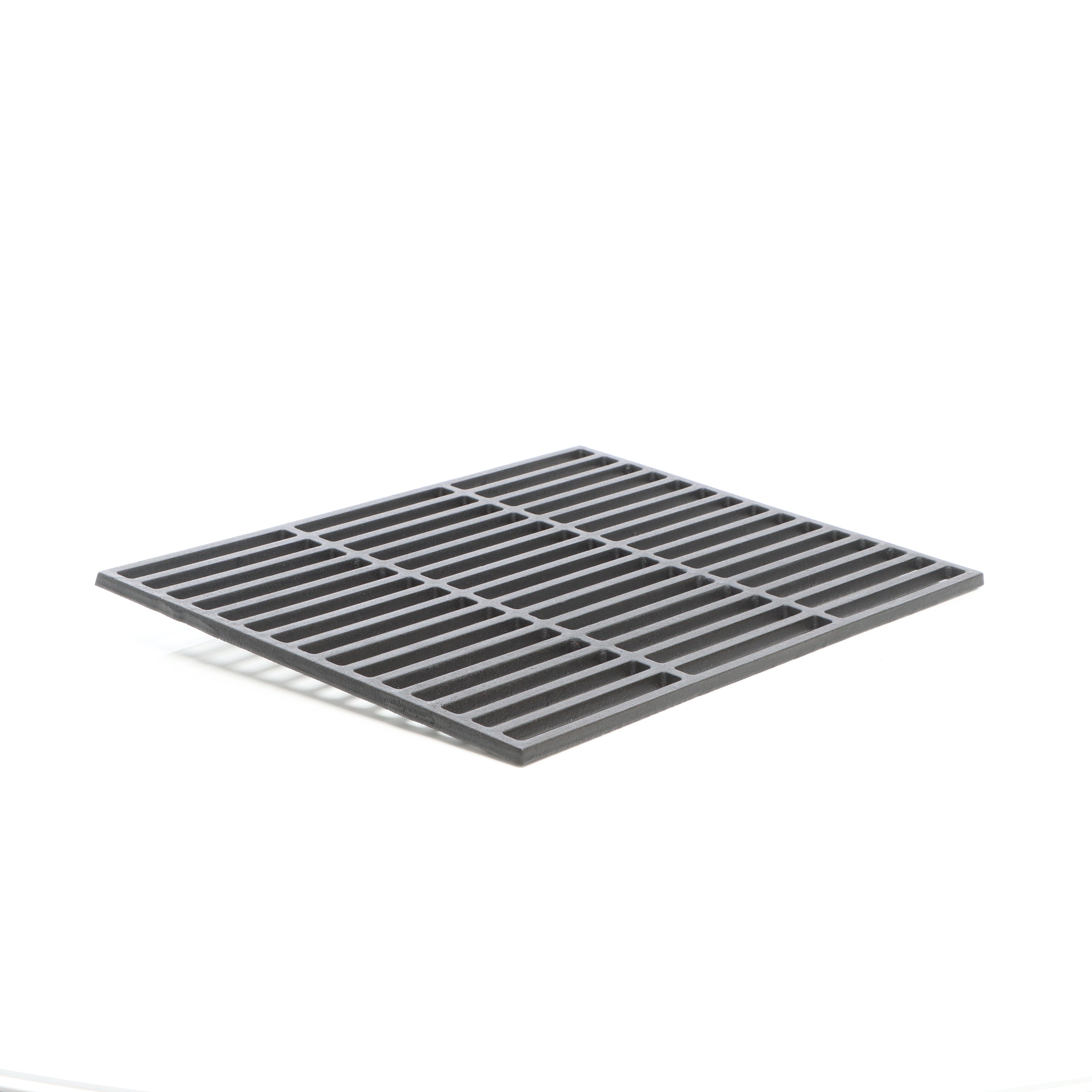 Griglia rettangolare in ghisa 45 x 35 cm per barbecue a carbone e a gas