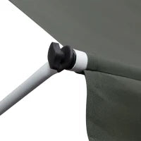 Tenda da Sole 3x1.5 m a Bracci con Manovella, Struttura Telescopica in Metallo e Parasole in Poliestere