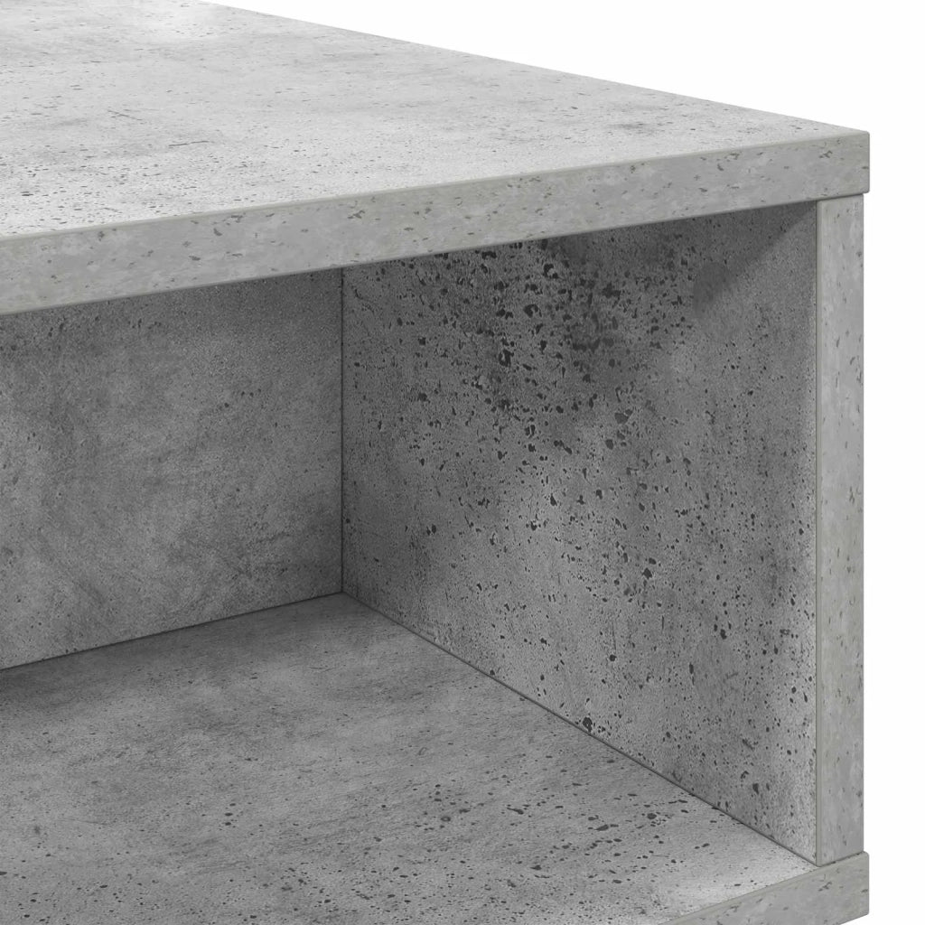 Tavolino da salotto Grigio cemento 80 x 46 x 35 cm