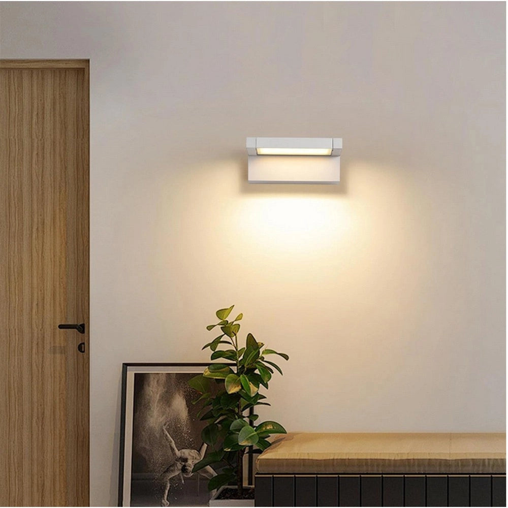 Trade Shop - Applique Parete Inclinabile Esterno 21w Tecnologia Cct 3 Tonalità Di Luce Ip65 472-3c -