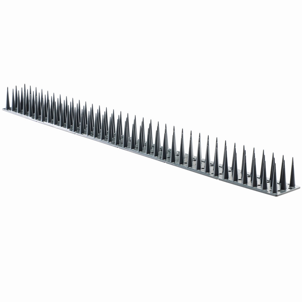 Punte anti-piccioni KADAX, 51 cm, in plastica densa e resistente, 24 pezzi