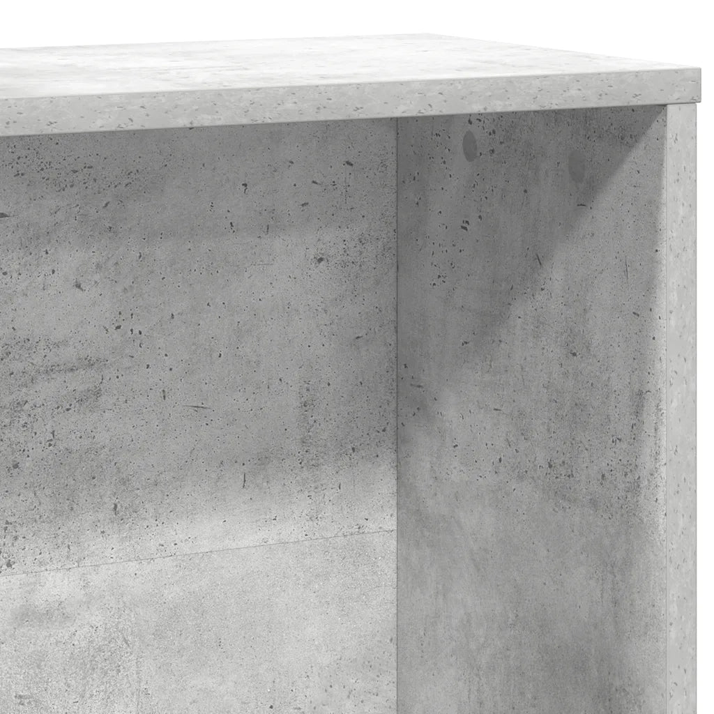 vidaXL Libreria Grigio Cemento 60x24x120 cm in Legno Multistrato