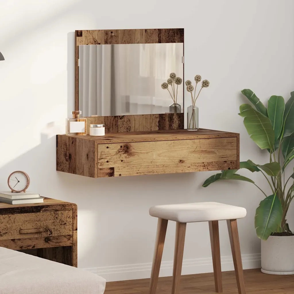 Tavolo da Trucco Marrone 83 x 40 x 70 cm Legno multistrato 865206
