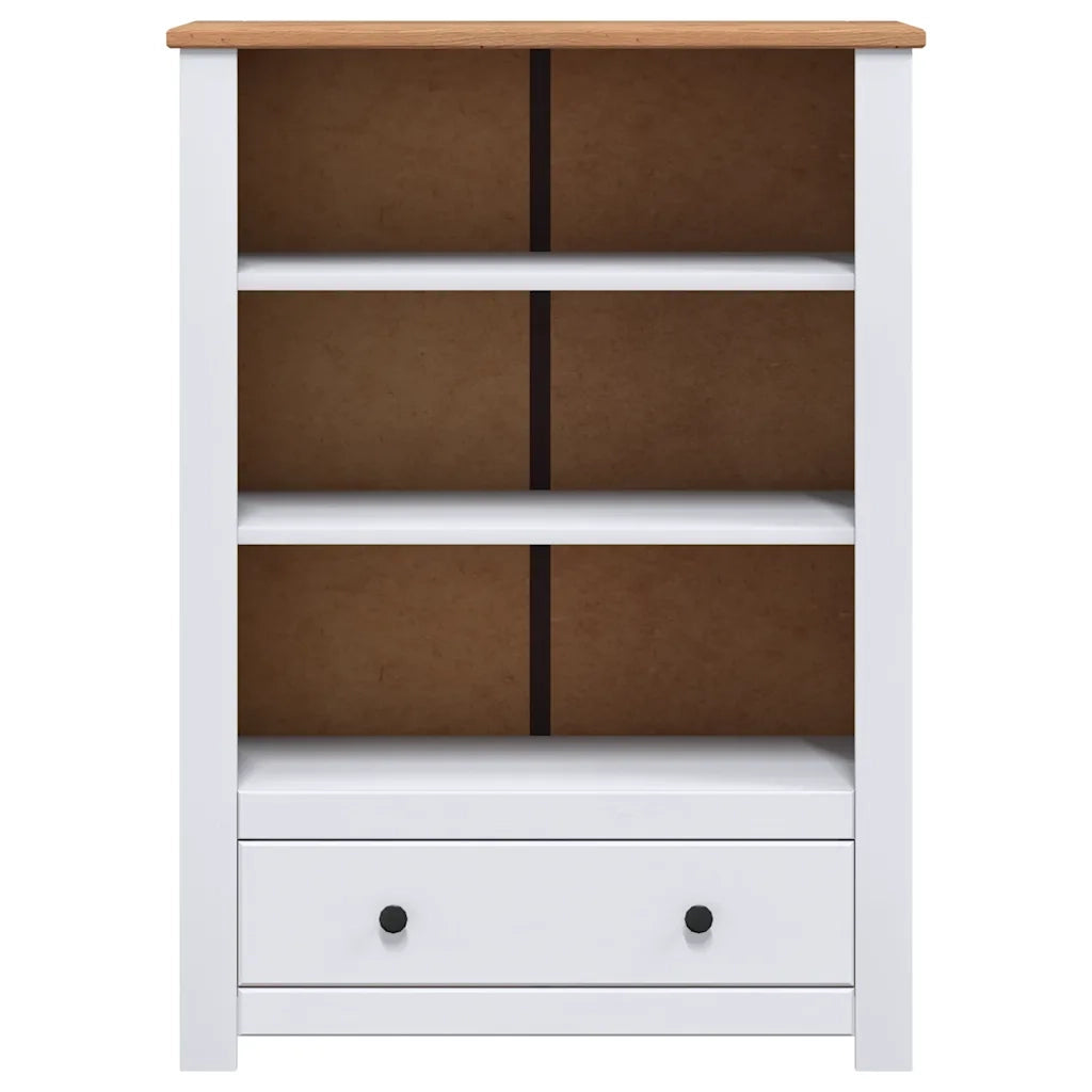 Libreria Bianca 80x35x110 cm in Pino Massello Panama Range