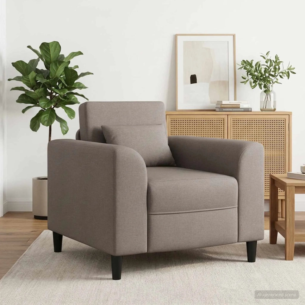 Divano Sedia-Poltrona Tortora Tessuto 322800