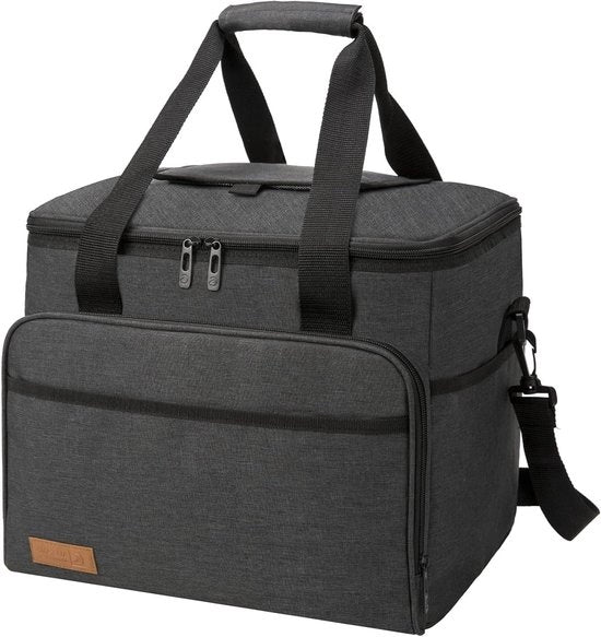 Cassa Frigorifera Opportuna con Copertura Rimovibile e Borsa a Spalla per Picnic per 2 Persone - Cassa Frigorifera con 4 Elementi di Raffreddamento