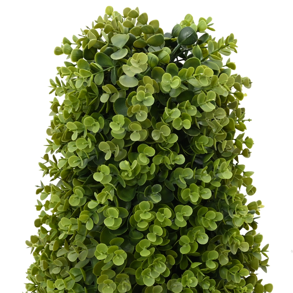 Albero di Eucalipto Artificiale con Vaso 27x27x90 cm Verde