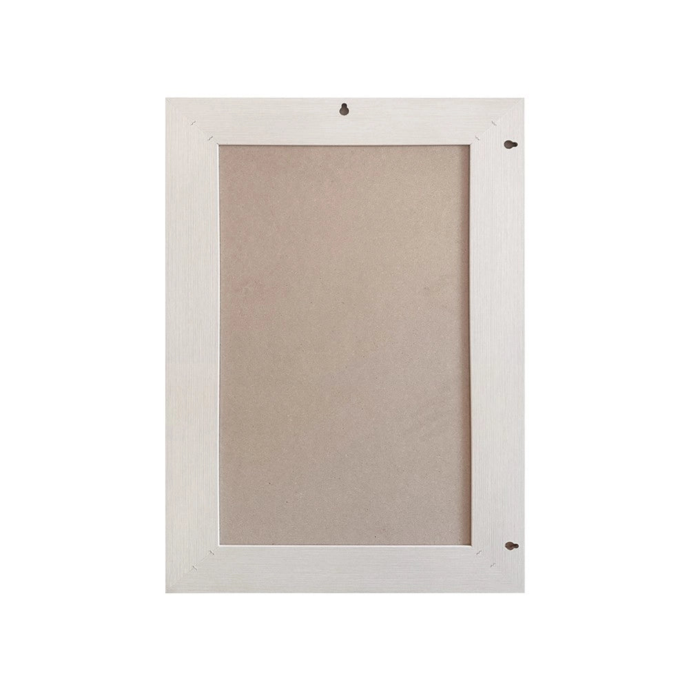 Specchiera Loto rettangolare con cornice larice beige 102x65 cm.