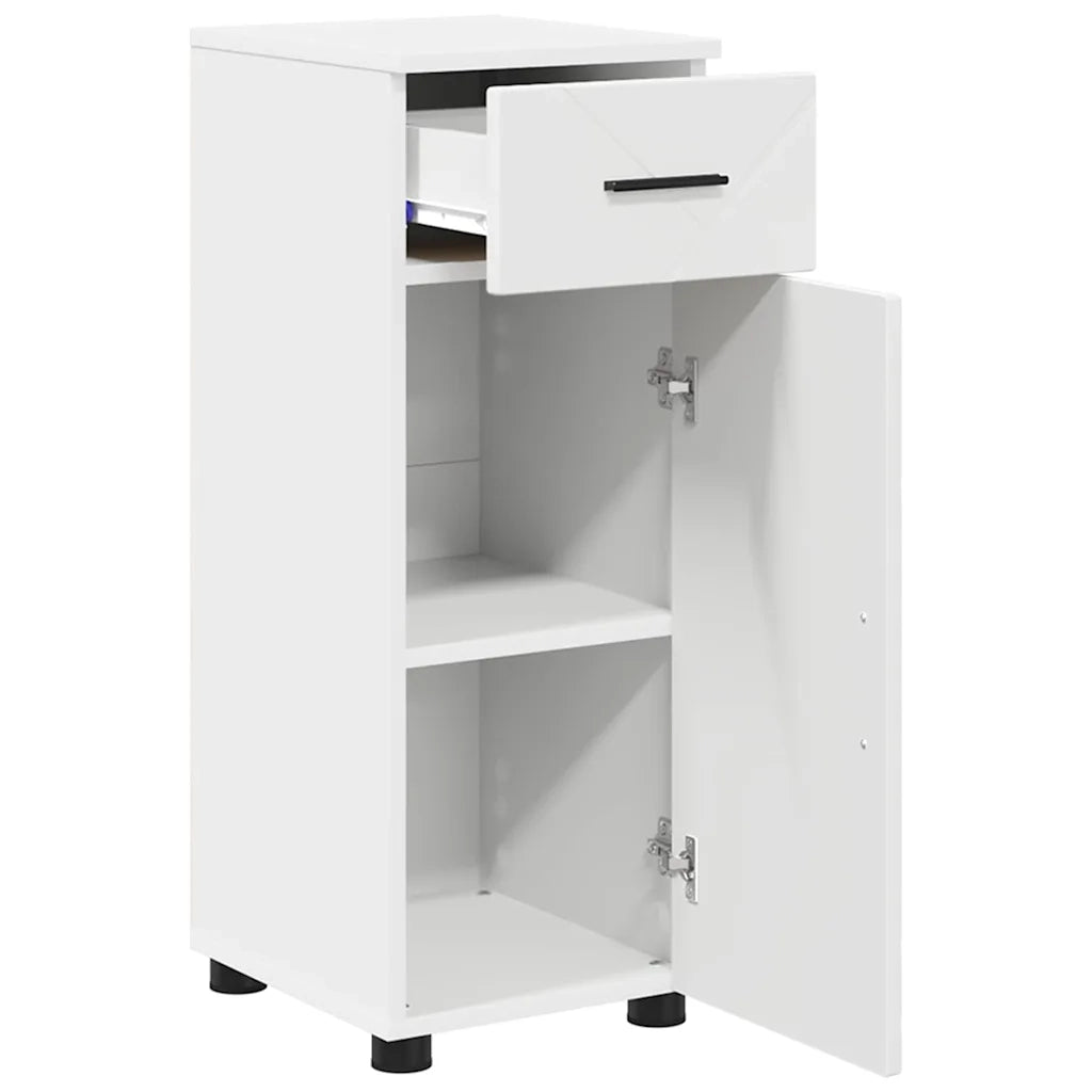 Mobile da Bagno con cassetto con porta Bianco 30 x 35 x 80 cm 883324