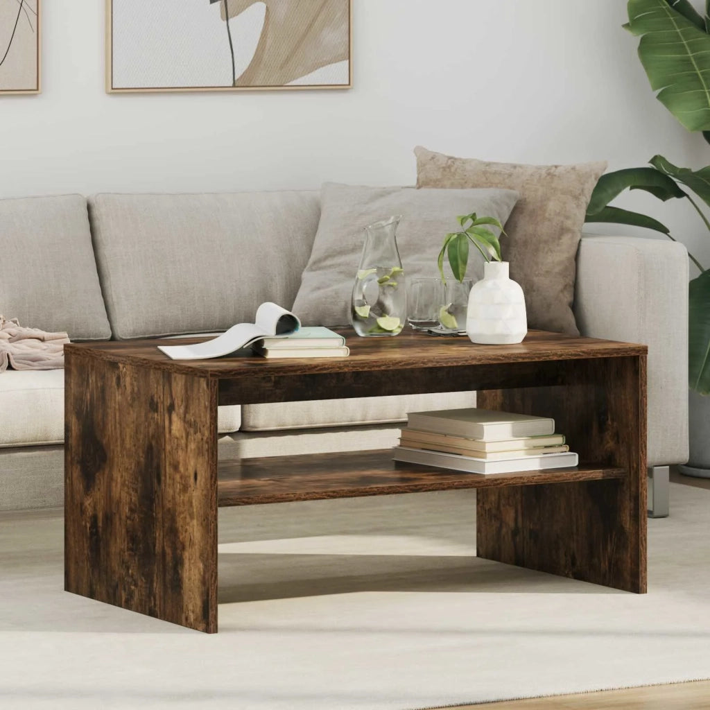Tavolino da salotto Rovere fumé 80 x 50 x 40 cm 8000280