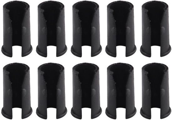 Cable clamp in plastica da 10 pezzi - Organizza le cavi della bicicletta - Leggero e duraturo - Facile da installare - Klemma per bicicletta