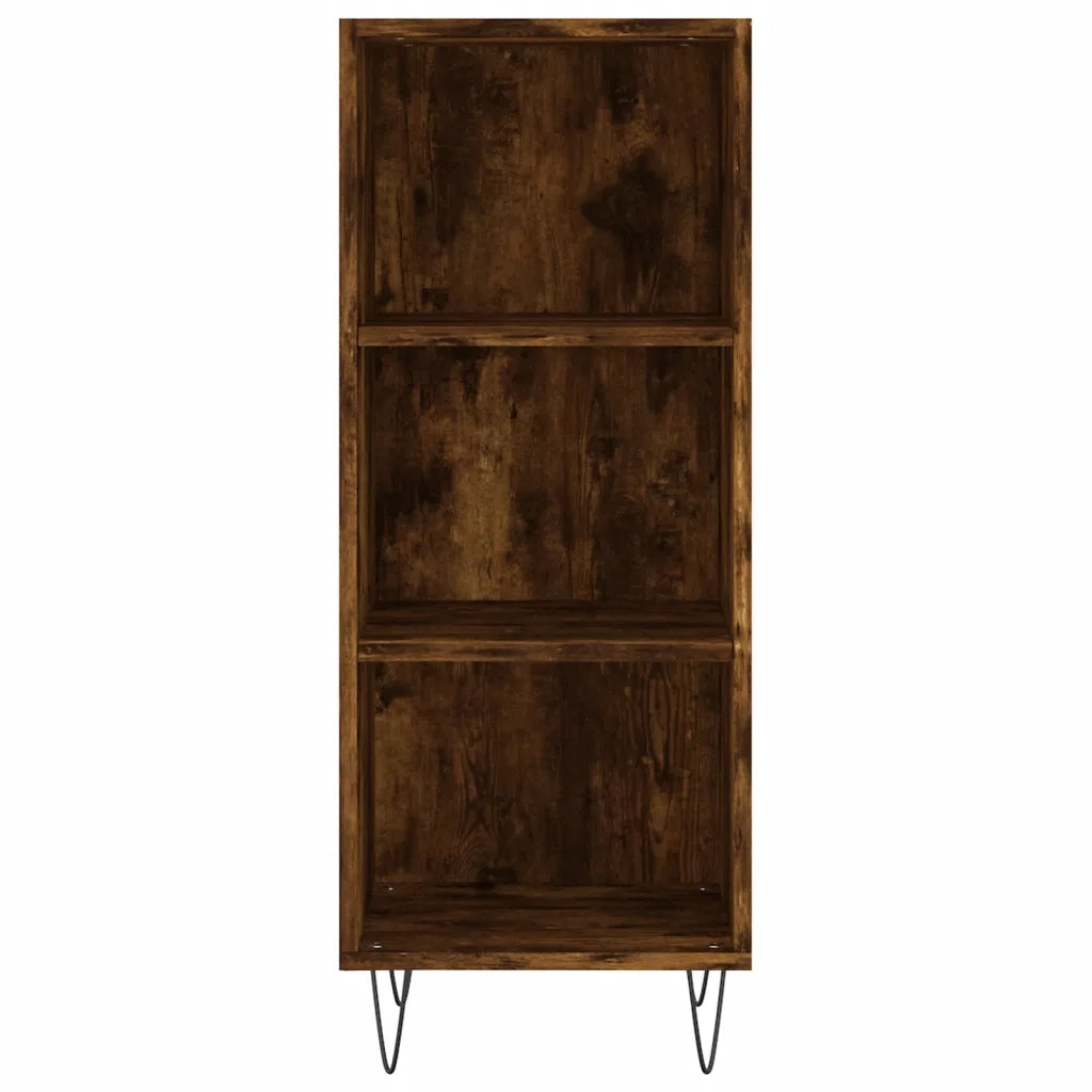 Credenza Rovere Fumo 34,5x34x180 cm in Legno Multistrato 3199014