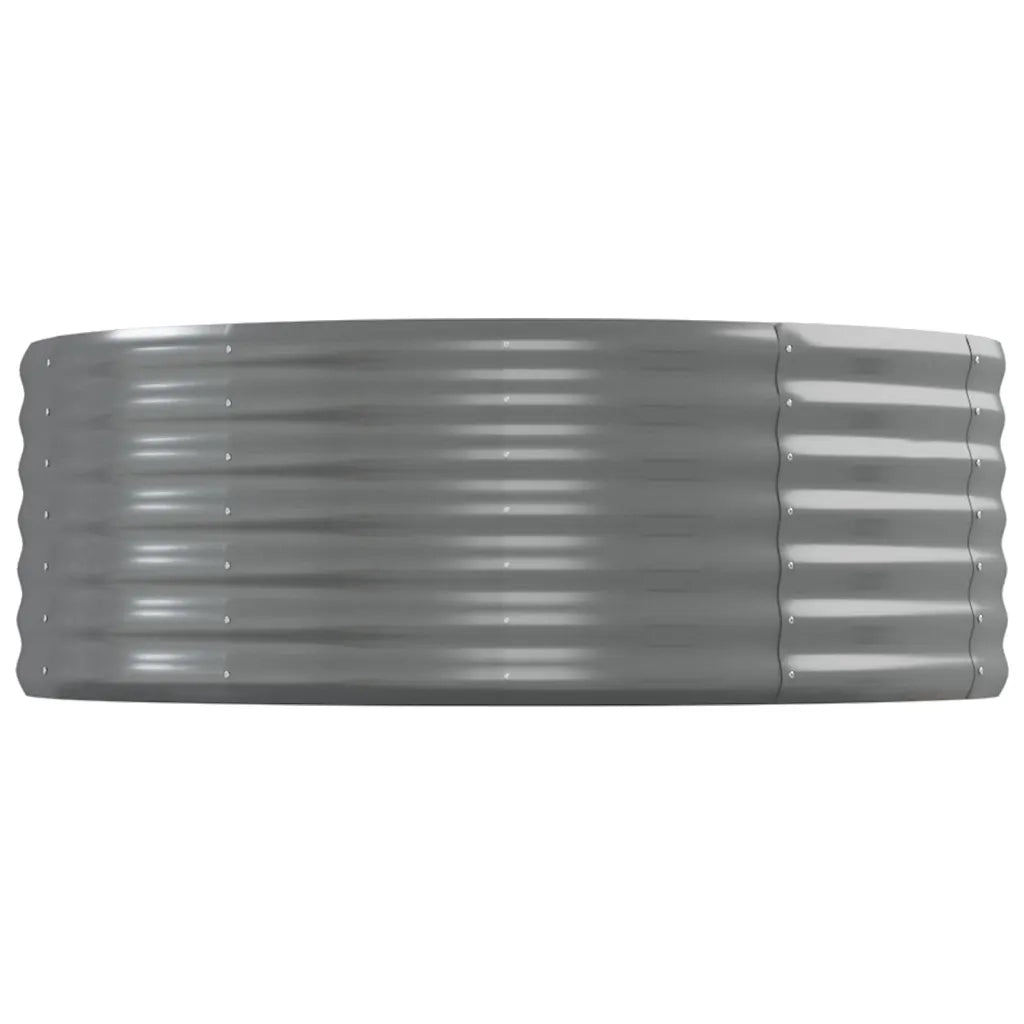 Vaso Giardino Acciaio Verniciato a Polvere 544x100x36 cm Grigio