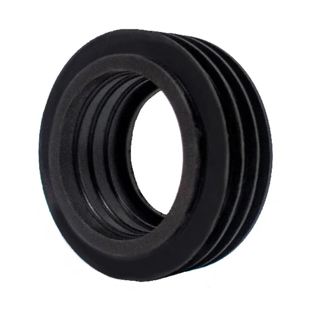 MORSETTO IN GOMMA NERA PER WC Ø60X40   Idroweb