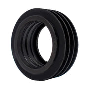 MORSETTO IN GOMMA NERA PER WC Ø60X40   Idroweb