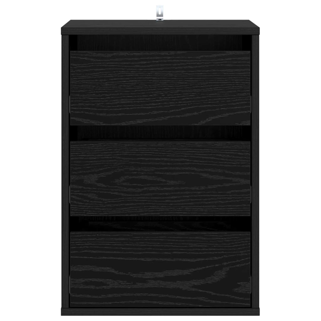 Mobile con Cassetti con cassetto Rovere Nero 41 x 40 x 58 cm 8003739