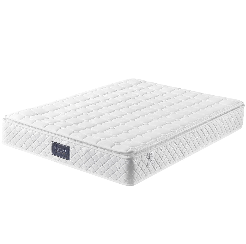 Letto matrimoniale 140x200 cm con contenitore idraulico; LED; USB e Type-C; in tessuto lino grigio con materasso