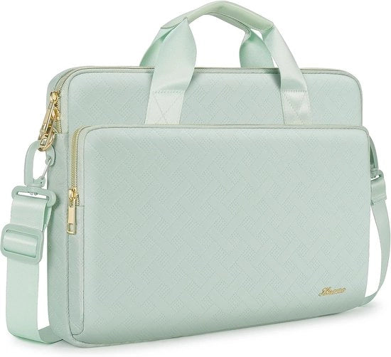 Tas per Laptop 13-17 Pollici – Copriporta per Notebook e Borsa a Mano – Protezione per Portatile – Verde