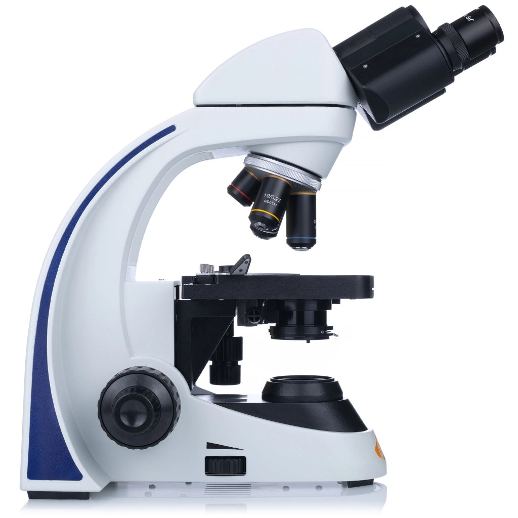 Microscopio Biologico Ceres Pro MBCP – Alta Qualità Ottica, Design Ergonomico | Obiettivi 4x-100x, LED 3W