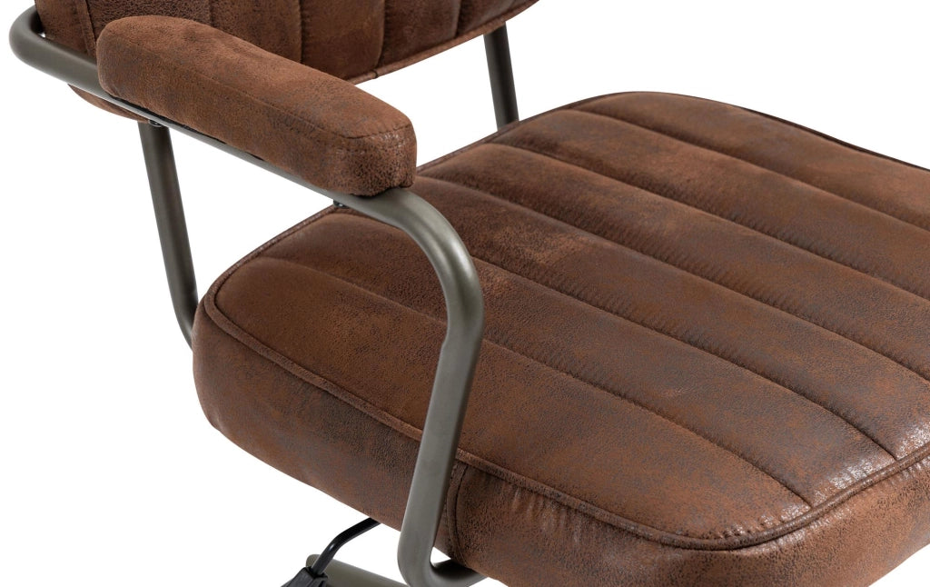 Sedia da ufficio Natrona cognac