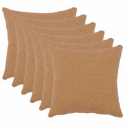 Federa 6 pcs HEERLEN Beige 40 x 40 cm Bouclé 908495