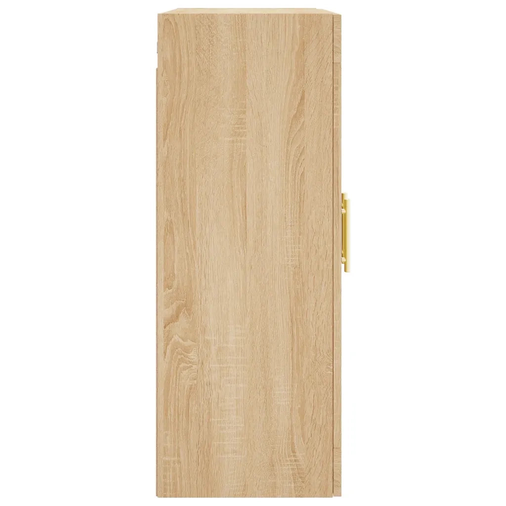 Armadietti a Parete 2 pz Rovere Sonoma in Legno Multistrato