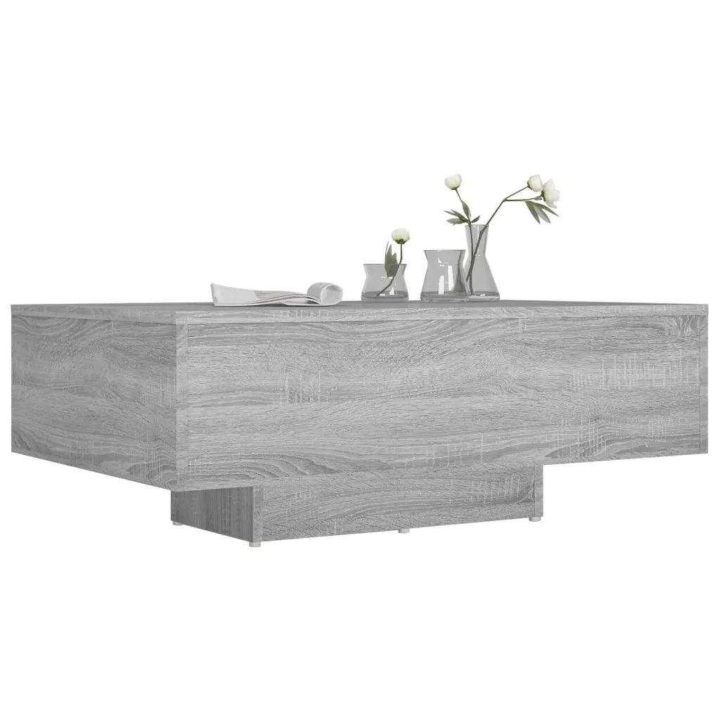 Tavolino da Salotto Grigio Sonoma 85x55x31 cm Legno Multistrato 815760