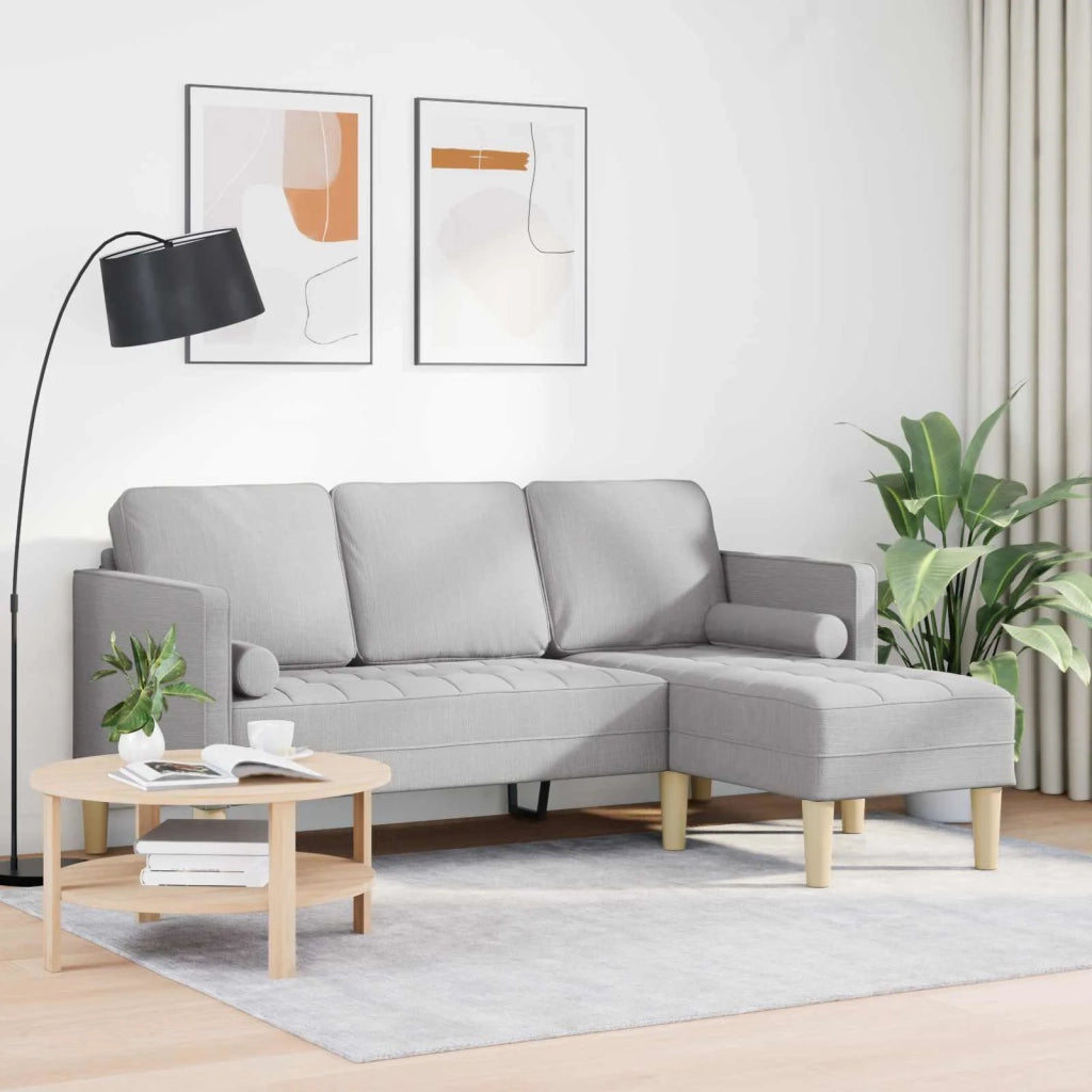 Set di divani Grigio Nuvola 173 x 131 x 67 cm Poliestere 42001922