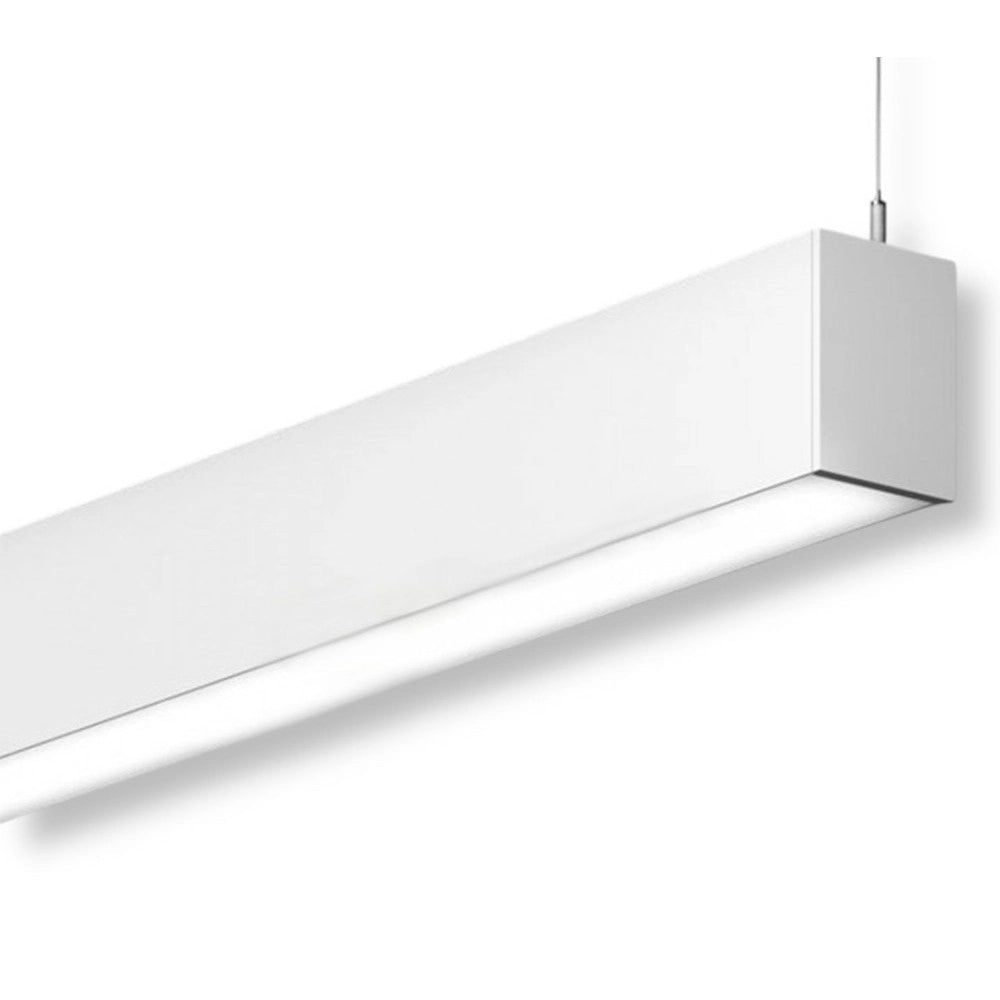 Trade Shop - Lampadario Led Lineare A Sospensione Soffitto 40w Modulare Tecnologia Cct Ll57-120c-3c - Bianco