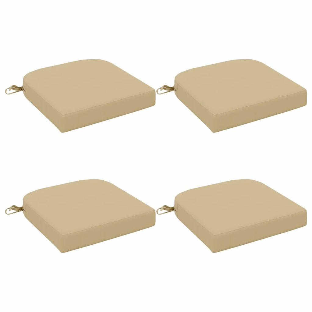 Cuscini per sedile a 4 pezzi SOEST 4 pcs 100% Poliestere Beige 945250