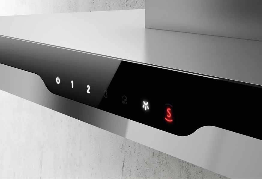 Elica Top Sense IXBL-A-60 Cappa aspirante a isola, Nero, Acciaio inossidabile Classe A