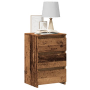 Comodino Legno Antico 40x35x62,5 cm in Legno Multistrato 856522