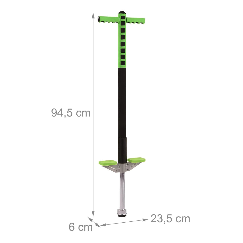 Bastone saltarello giocoso per esterni 94,5 x 23,5 x 6 cm con sicurezza e comfort in acciaio inossidabile nero 13_0017376