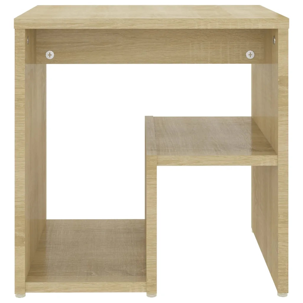 Comodino Rovere Sonoma 40x30x40 cm in Legno Multistrato 806334