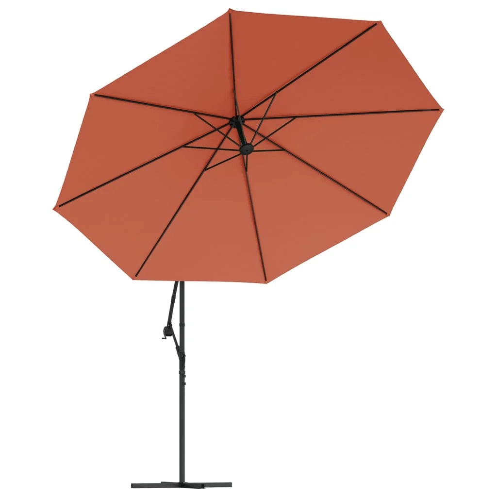 Ombrellone deportato con luci LED terracotta 350 cm 02_0008461