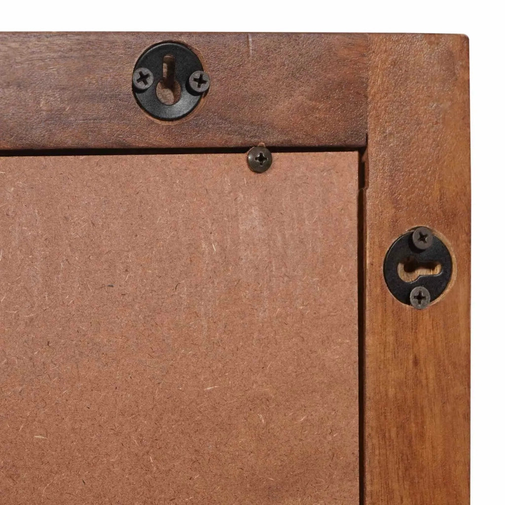 Specchio da bagno Finitura Marrone Acacia 50 x 70 x 2,5 cm 4017931