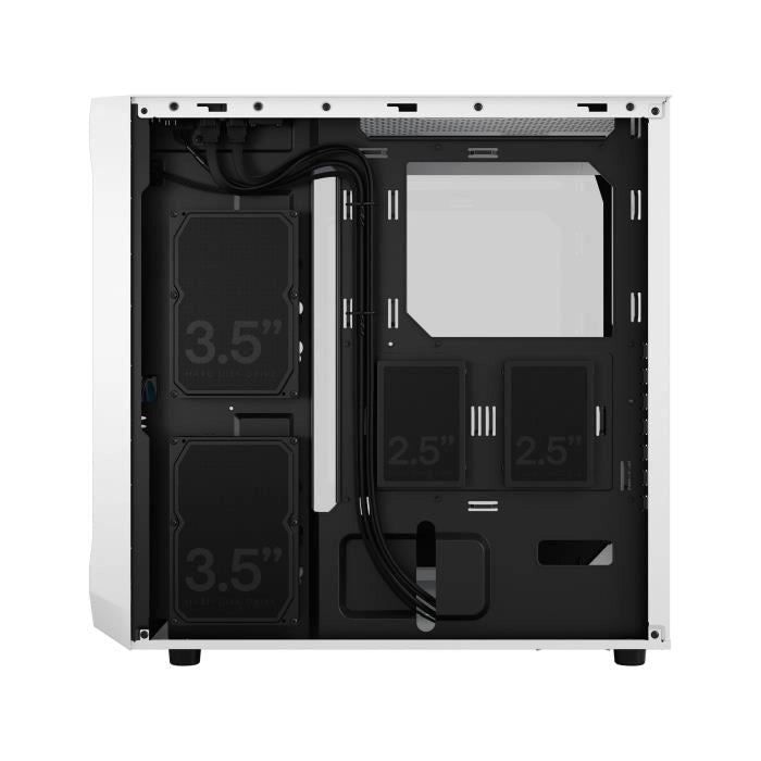 PC Fractal Design Focus 2 RGB White Tg Clear