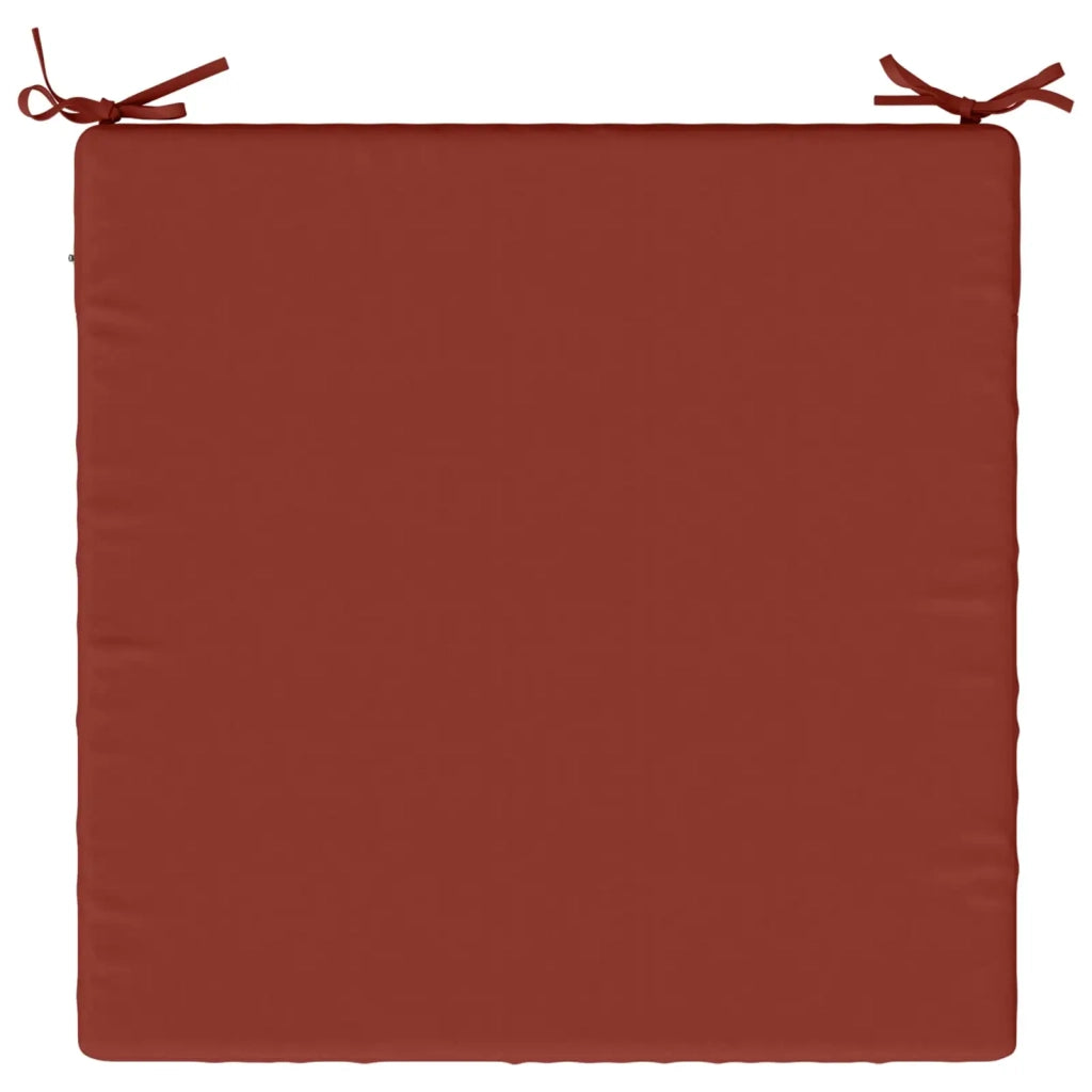 Cuscini per Sedia in 4 Pezzi SOEST 4 pz 100% Poliestere Rosso 944660