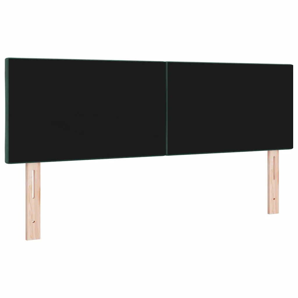 Testiera LED Verde Scuro 160 cm Velluto 3338236