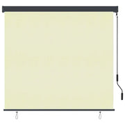 Tenda a rullo | Tenda avvolgibile Crema 180 x 250 cm Tessuto e Alluminio