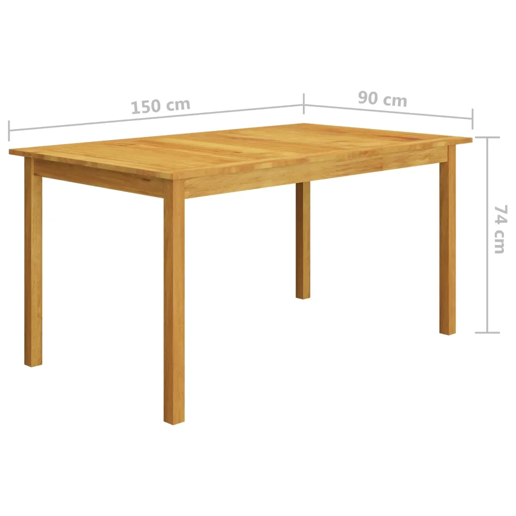 Set Mobili da Pranzo per Giardino 5 pz Nero cod mxl 36972