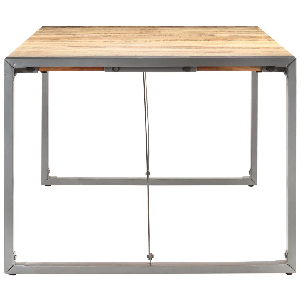Tavolo da Pranzo 180x90x75 cm in Legno Massello di Mango Grezzo cod mxl 12689