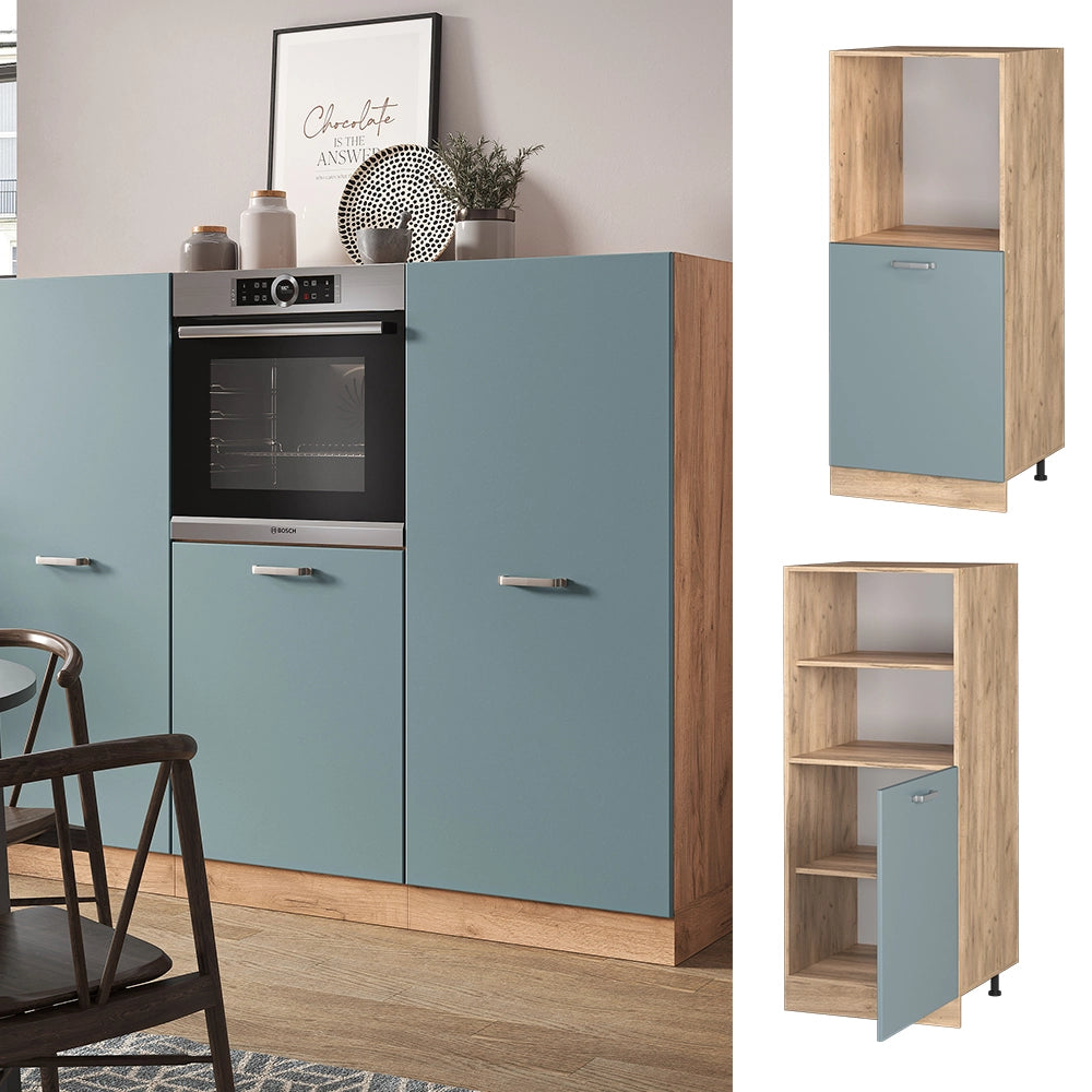 Vicco Mobile per forno da incasso Grigio-blu 60 cm