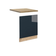 Vicco Mobili da cucina  Blu scuro lucido 60 cm , PL Rovere