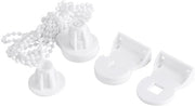 Set di riparazione per tenda a rolo - Beugello in plastica - Catena di perle - Connettori - Alta resistenza - Adatto per tubo da 25 mm - Decorazione per finestre