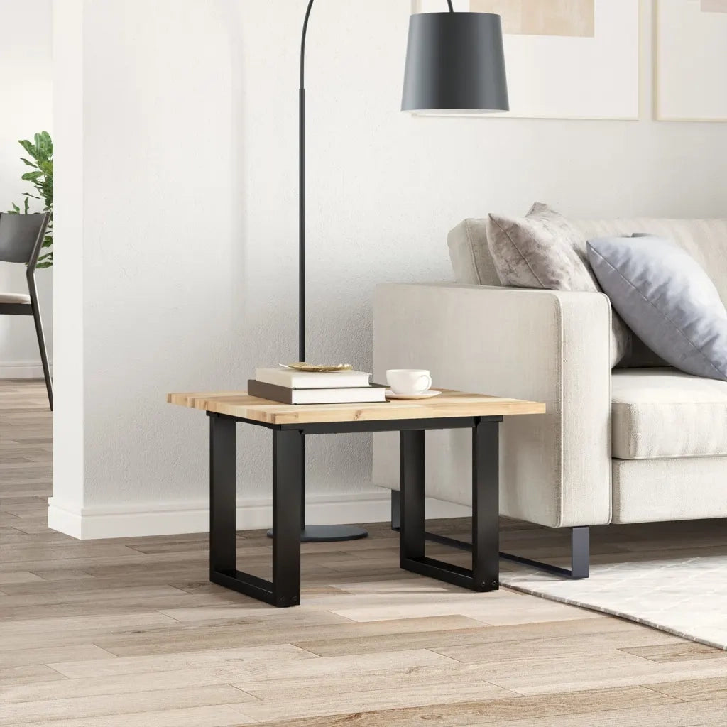 Piano Tavolo Quadrato 60x60x2 cm in Legno Massello di Acacia