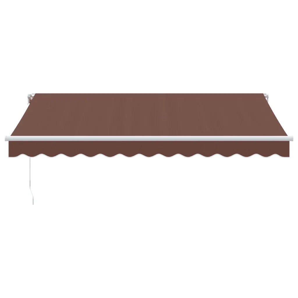 Tenda Sole | Tenda parasole Retrattile Manuale 350x250 cm Marrone