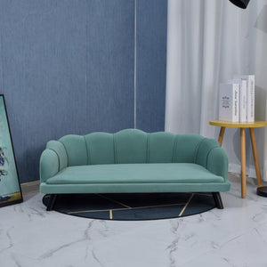 Cuccia Divano per Gatti e Cani di Media Taglia 98,5x60,5x35 cm  Verde